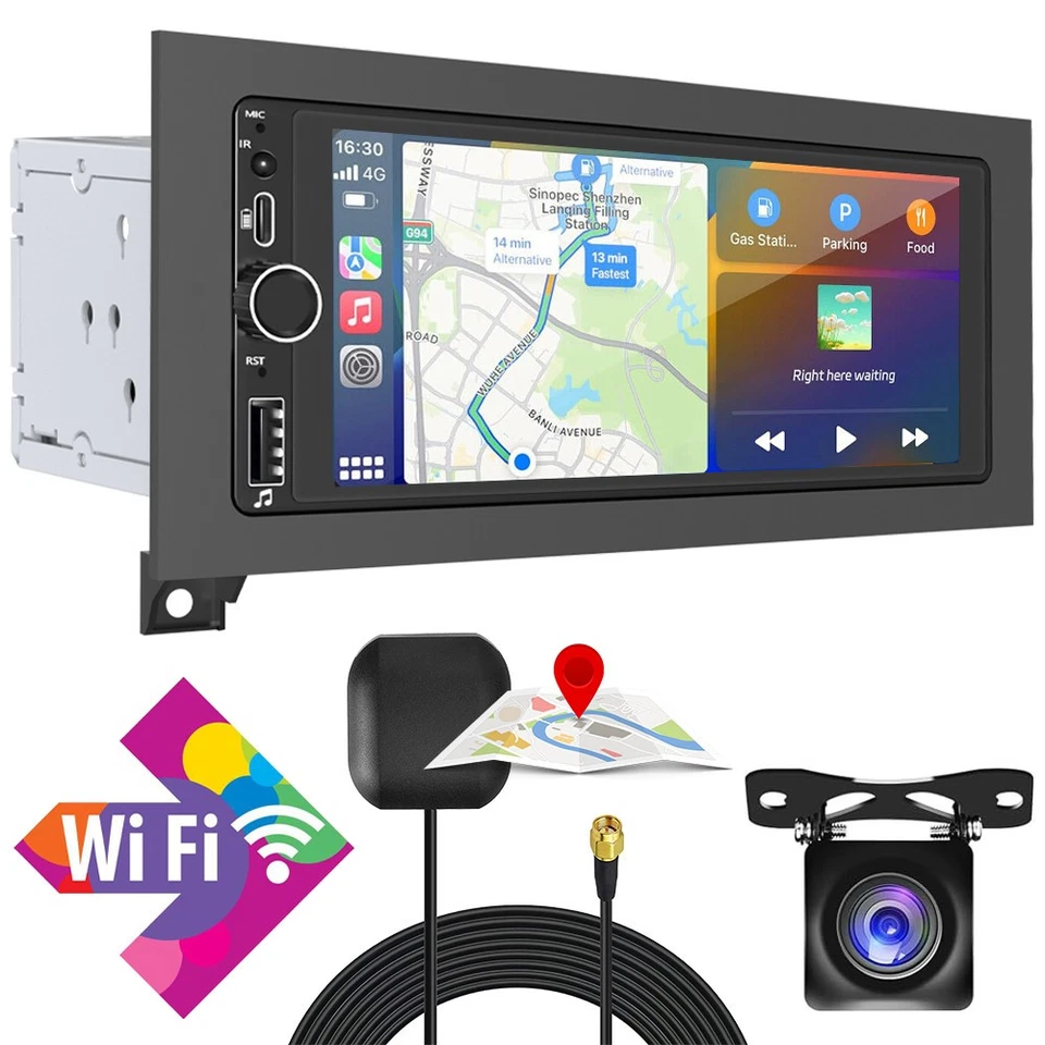 For 1995-2000 Dodge Avenger Android 14 Navi CarPlay Car Stereo FM Radio GPS WIFI - Image 1 of 4