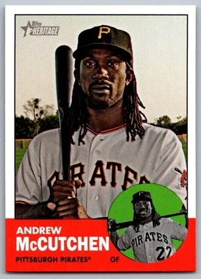 2011 Topps Chrome Andrew McCutchen Pittsburgh Pirates #8 - Image 1 of 2