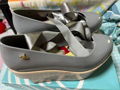 Vivienne Westwood Rocking Horse Ballerina Pumps Gray Size:S New - Image 1 of 4