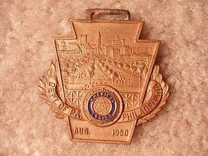 American Legion 1950 Philadelphia, PA Watch Fob - Picture 1 of 2