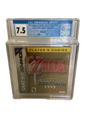 Zelda link To The Past Four Swords 7.5 A CGC SEALED Nintendo Gameboy advance GBA - Image 1 of 4