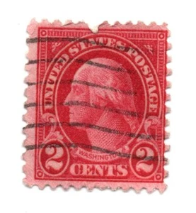 Scott 634 US Stamp 1926-28 2c Washington Used Perf 11x10-1/2 (d2) - Picture 1 of 1