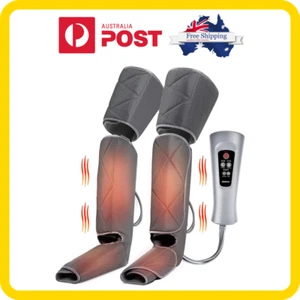 Leg Massager with Heat, Compression Calf Thigh Foot Massage, Adjustable Wraps AU - Picture 1 of 8