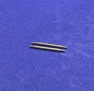 2 Edelstahl-Federstege (1 Paar), 8-24 mm, Rohr/Zapfen Ø 1,5/0,85 mm Premium - Zdjęcie 1 z 3