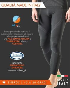 Calzamaglia Termica Leggings Uomo  Seamless Intimo Made in Italy Risalti