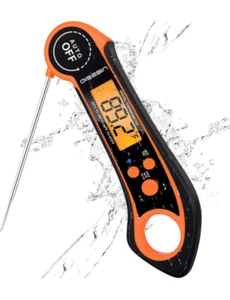 Instant Read Digital Meat Thermometer Smoker For Kitchen Food Cooking RED - Picture 1 of 7