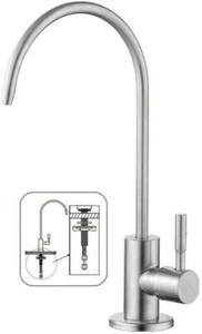 Reverse Osmosis Replacement Faucet - Brushed Finish - Long Shaft Faucet - Picture 1 of 2
