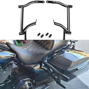 Rear Saddlebag Support Guards Rails For Harley Touring Road Glide 2009-2024 - Picture 1 of 16