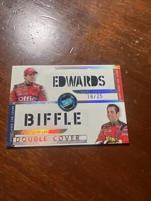 Greg Biffle / Carl Edwards 2007 Press Pass Eclipse Double Cover Name #18/25 - Image 1 of 2