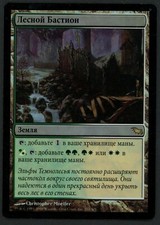 ***1x FOIL Russian Wooded Bastion*** MTG Shadowmoor -Kid Icarus-