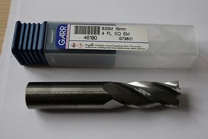 Garr End Mill - 16mm Diameter EM SQ 4 FLUTE S/E SMG  46180 - Picture 1 of 1