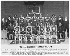 1977-1978 KENTUCKY WILDCATS NCAA NATIONAL CHAMPIONS 8X10 TEAM PHOTO