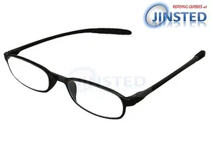 Gafas de lectura negras unisex ligeras especificaciones lectores miope largo RG036 - Imagen 1 de 3