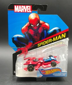 Hot Wheels Spider-Man coches de personajes Marvel Mattel 2017 nuevo NOC - Imagen 1 de 3
