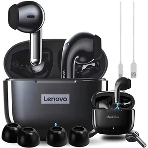 LENOVO LP 40 PRO CZARNE SŁUCHAWKI BEZPRZEWODOWE WODOODPORNE IPX5 BT 5,1 - Zdjęcie 1 z 10
