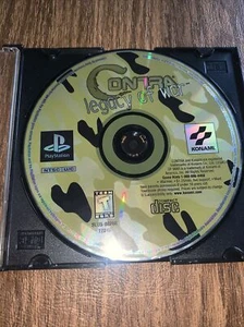 PS1 SONY PLAYSTATION CONTRA LEGACY OF WAR VIDEO GAME DISC ONLY  - Picture 1 of 1