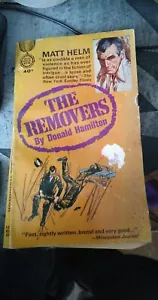 THE REMOVERS Donald Hamilton GOLD MEDAL Spy Action 1ST PRINTING B45 - Imagen 1 de 1