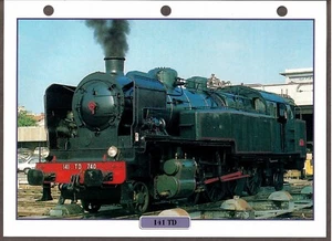 Frankreich 141 TD 2-8-2T Dampfmaschine Atlas legendäre Bildseite - ich kombiniere S/H - Bild 1 von 2