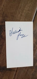 HARRISON PAGE SIGNED 3X5 INDEX CARD CPO SHARKEY SLEDGE HAMMER VALLEY OF DOLLS - Imagen 1 de 1