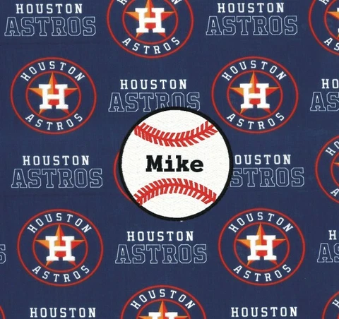 Houston Astros Baseball Personalized Pillow Cover