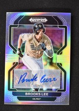 2022 Prizm Draft Picks Baseball Base Auto Silver #PDP8 Brooks Lee