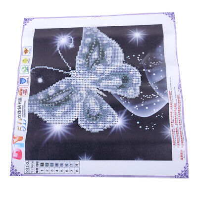 Hazlo Tú Mismo Mariposa 5D Diamante Cristal Bordado Cross Stitch Kit De Pintura De Decoración Del Hogar • 9.58€