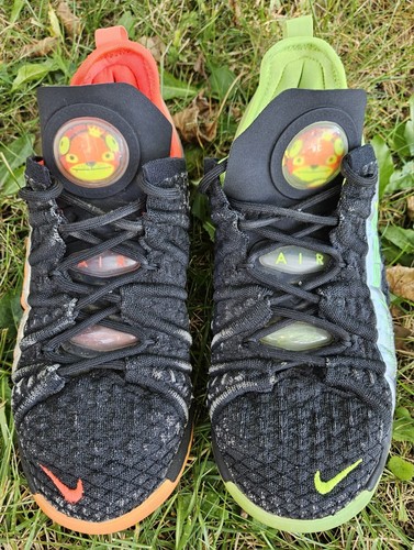 Scarpe da basket Nike Lebron 18' nere Crimson Volt taglia 5 5 Y CW2760 009. (77)