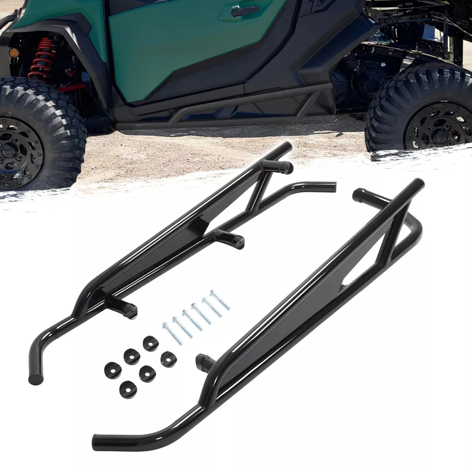 Deslizadores de roca Nerf Bar lateral pateador de árbol para Can Am Maverick X3 2017-2024 2 plazas Foto 1 de 4