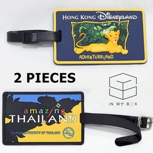 Kofferanhänger (2 Stück) von HK Disneyland (König der Löwen Motiv) und tolles Thailand Motiv - Bild 1 von 11