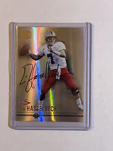 2001 Tim Hasselbeck Pacific Dynagon NFL Draft Picks Auto RC /699 #139 Card - Picture 1 of 2