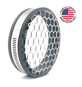4” Turbo-Guard Maxx - Grey T3 T4 4 Inch Screen Air Intake Filter - Picture 1 of 2