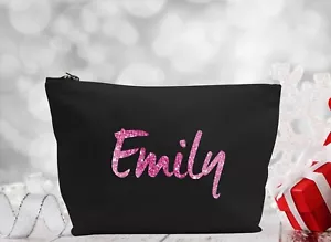 Personalised Make Up/Wash Bag Perfect Mothers Day Birthday Gift Present  Anyname - Picture 1 of 19