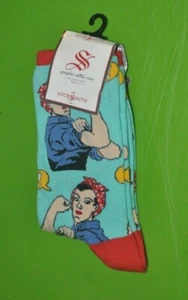 SOCKS--SOCK SMITH-2 NEW PAIR-WOMENS-ROSIE & PALMISTRY--NEW WITH TAG - Picture 1 of 2