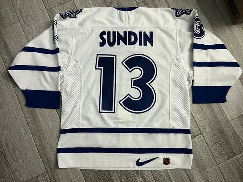1999 Authentic Nike Mats Sundin Toronto Maple Leafs Hockey Jersey Sz 48 Cover