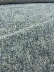 1.25 yds Knoll Digi Velvet Whirl Blue Cotton Upholstery Fabric K19691 MSRP $293 - Picture 1 of 12
