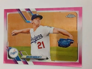 2021 Topps Chrome Walker Buehler Magenta Refractor 292/399 - Picture 1 of 2