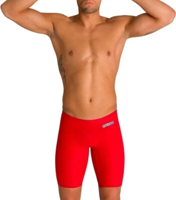 ARENA Men's Standard Powerskin Carbon Air2 Jammer Racing Suit, Red, SIZE  22 - Image 1 of 3