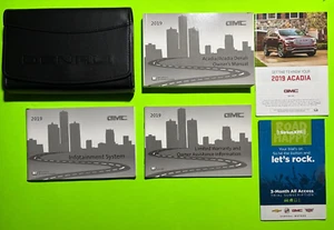 2019 GMC ACADIA / ACADIA DENALI Factory Owners Manual Set w/ NAV & Case *OEM* - Picture 1 of 8