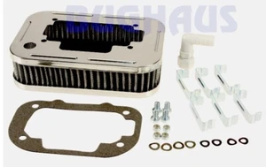 Genuine Redline Weber DGAV Chrome Air Cleaner Assembly - 1 3/4" tall - FREE SHIP - Picture 1 of 1