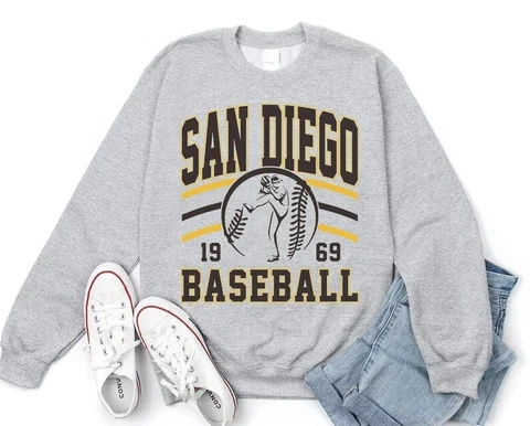 San Diego Padre Crewneck Sweatshirt Gift For Men Women S-3XL Cover