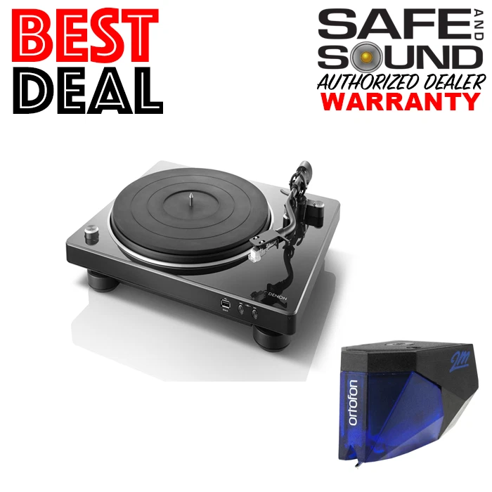 DENON DP450USB HI FI TURNTABLE WITH SPEED AUTO SENSOR + ORTOFON 2M BLUE UPGRADE  - Image 1 of 1