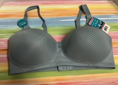 NEW size 38DD Vanity Fair comfort bra 72389 Silver Green convertible straps - Image 1 of 4