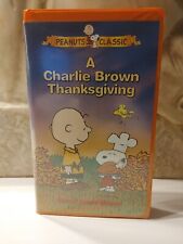 A Charlie Brown Thanksgiving (VHS, 1999, Clamshell)