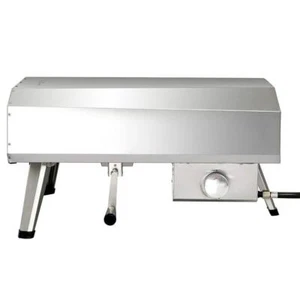 BIG HORN Outdoor Propane Pizza Oven 16" +Rotating Pizza Stone in Stainless Steel - Picture 1 of 3