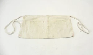 VINTAGE "GENUINE FORD PARTS" MECHANIC APRON TOOL POUCH WHITE W/PINK STITCHING - Picture 1 of 5