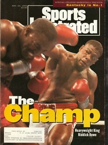 Sports Illustrated 1992--Riddick Bowe--Evander Holyfield--Boxeo de peso pesado - Imagen 1 de 1