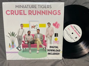 Miniature Tigers cruel runnings LP Alt Indie Rock Yebo Music Moden Art Records - Imagen 1 de 2