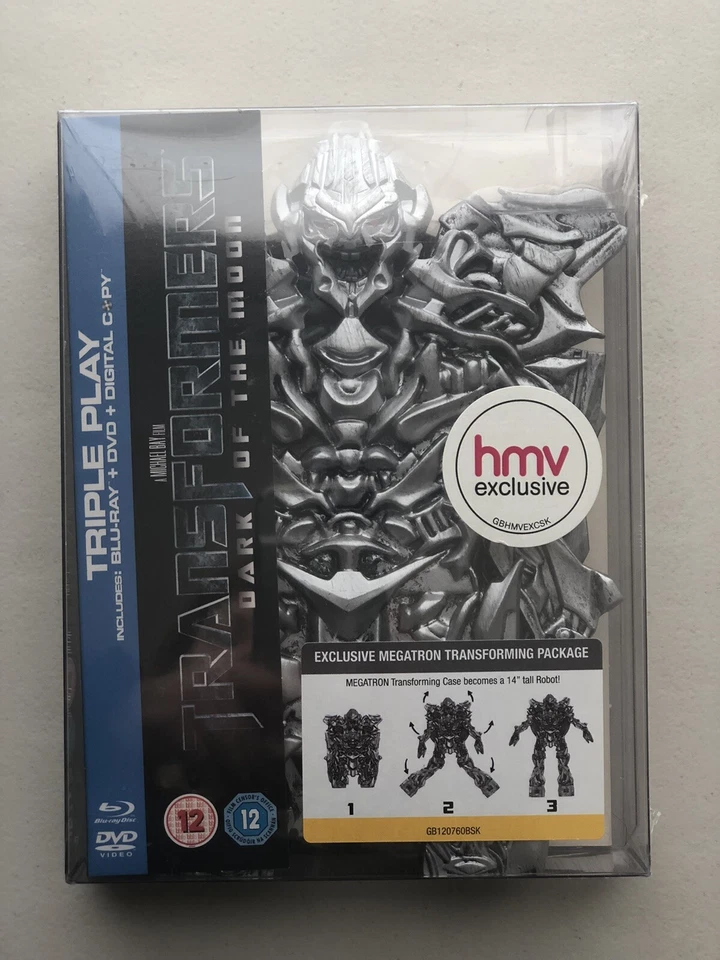 Transformers: Dark of the Moon (R2, Blu-Ray, DVD) hmv Exclusive Megatron OOP - Image 1 of 4