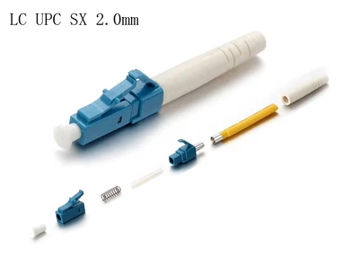 LC UPC LC/UPC Simplex 2.0mm Single Mode Fiber Optic Optical Connector Adapter - Image 1 of 4
