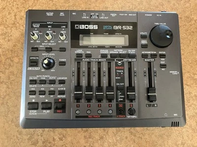 Boss BR-532 4 Track Digital Recording Studio working - Image 1 of 3